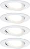 Paulmann 4064161242125 Einbauleuchte 4er Set LED 18 W Weiß (matt)