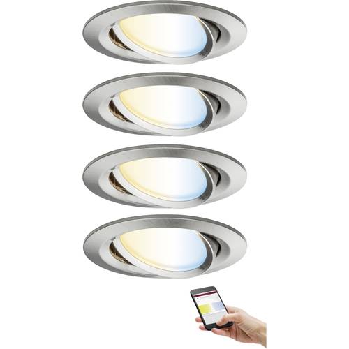 Paulmann 4064161242149 LED-Einbauleuchte LED 18 W Eisen (gebürstet)