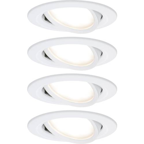Paulmann 4064161242163 Coin Slim LED-Einbauleuchte 4er Set LED LED fest eingebaut 18 W Weiß (matt)