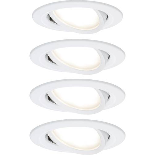 Paulmann 4064161242187 Nova Einbauleuchte 4er Set LED LED 18 W Weiß (matt)