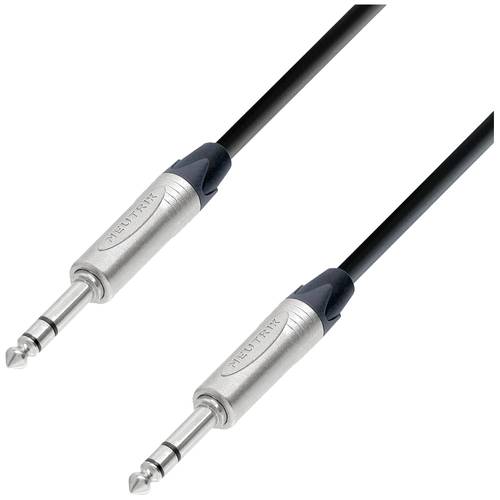 Adam Hall 5 STAR BVV 1000 Klinke Audio Anschlusskabel [1x Klinkenstecker 6.3 mm (stereo) - 1x Klinkenstecker 6.3 mm (ste...