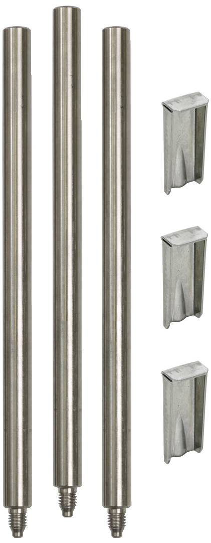 DEHN 107396 SOH 3 200 V2A Sockelhalterstangenset 1 St.