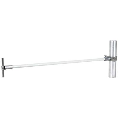 Metallischer Hebelarm mit T-Griff und verstellbarem Querarm, möglicherweise Teil eines Werkzeugs oder Mechanismus.
