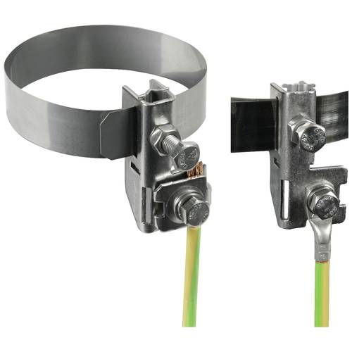 DEHN 540104 BRS 27.89 AK1X10 2X6.8 GSG V2A Bandrohrschelle 1 St.