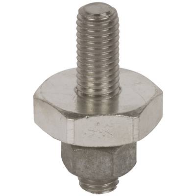 Schraube mit sechseckigem Kopf und kurzem Gewinde, hauptsächlich aus Metall. Geeignet für Befestigungszwecke in technischen Anwendungen.