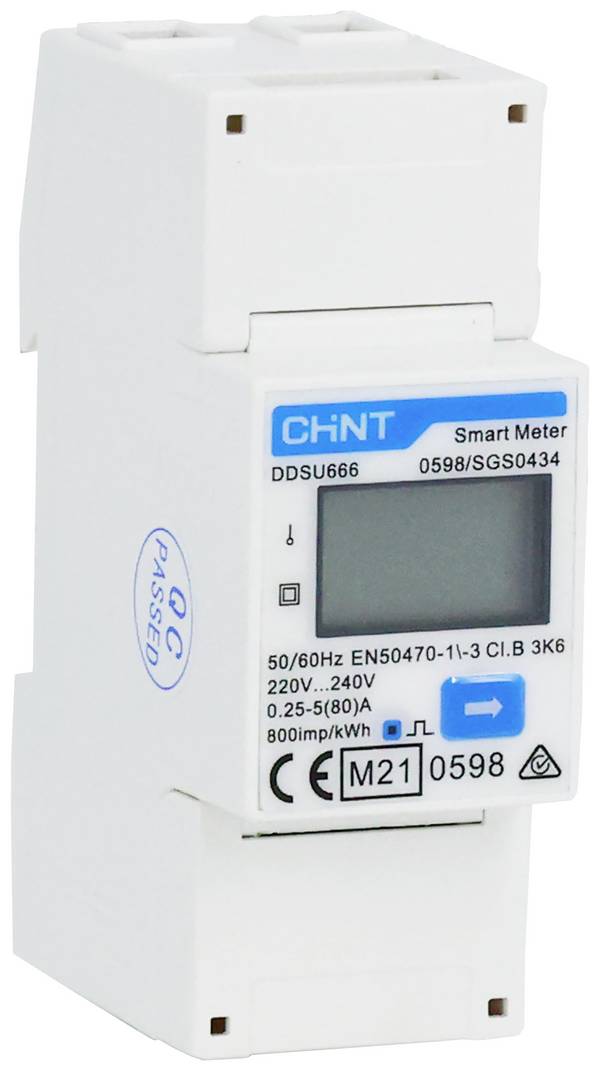 Chint G DDSU666 220/230V 5(80)A RS485 2P MID 313271 Wechselstromzähler digital MID-konform: Ja 1 St.