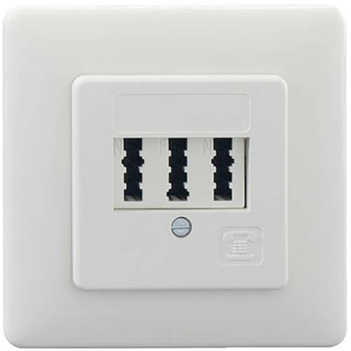 Rutenbeck TAE 3X6 NFN UP rw Telefondose Unterputz Weiß