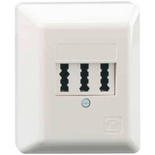 Rutenbeck Steckdose Aufputz Weiß