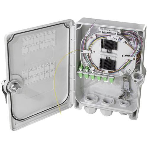 LogiLink FB124LC Glasfaser LWL Anschlusskabel Grau Singlemode OS2