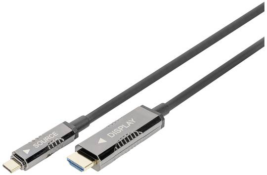 DIGITUS - 4K USB Typ - C auf HDMI AOC Adapterkabel