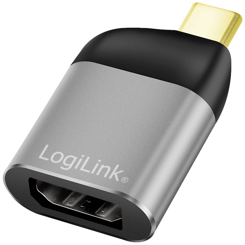 LogiLink USB 3.2 Gen 2 (USB 3.1 Gen 2) Adapter [1x USB 3.2 Gen 2 Stecker C (USB 3.1) - 1x DisplayPort Buchse] CUA0204