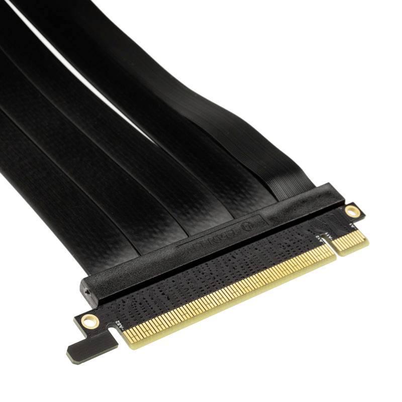 Lian-Li PCIe 4.0 16X Riser Kit for O11 Dynamic Evo with vertical bracket and 20cm cable (Black)-3