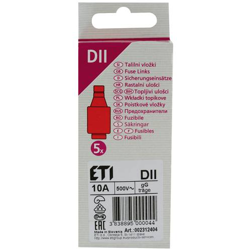 REV 0515085555 Diazed-Sicherung Sicherungsgröße = DII 10 A 500 V 5 St.