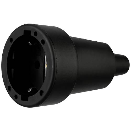 REV 0512151777 Schutzkontaktkupplung Gummi 250 V Schwarz IP20