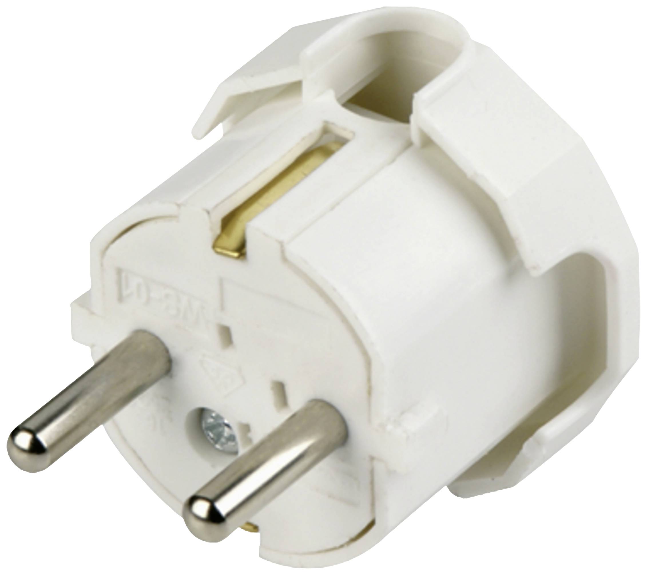 REV 0512040777 Schutzkontakt-Winkelstecker Kunststoff 250 V Weiß IP20