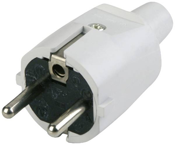 Stecker, PVC, grau - Artikel: 4008297120704