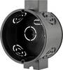 Schalterdose Ø 60 mm, 41 mm tief, schwarz
