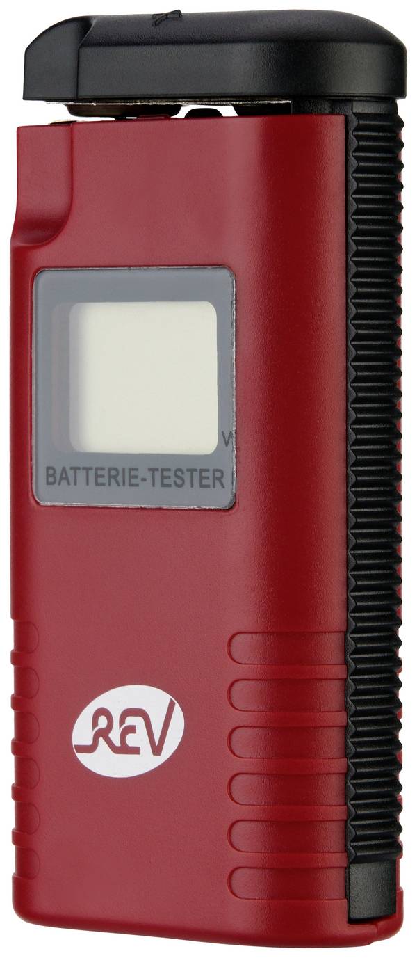 REV 0037329012 Batteriemessgerät, Batterietester 1,2V 1,5V 3V 9V - AAA, AA, C,