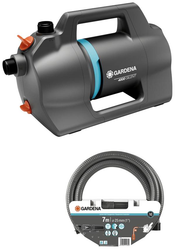 GARDENA 4100 Silent Gartenpumpen-Set  4100 l/h 36 m
