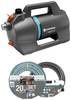Gardena 4200 Silent Set, 600 W, AC, 3,9 bar, 4200 l/h, IPX4, Orange, Grün, Grau