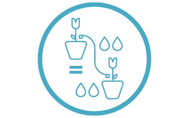 GARDENA Micro-Drip System 13302-20 Reihentropfer 4,6 mm (3/16")-6