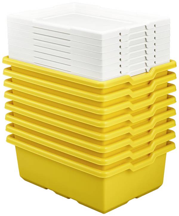 LEGO Education 45496 Medium Storage Yellow 8er Aufbewahrungs- und Transportkoffer ab 5 Jahre
