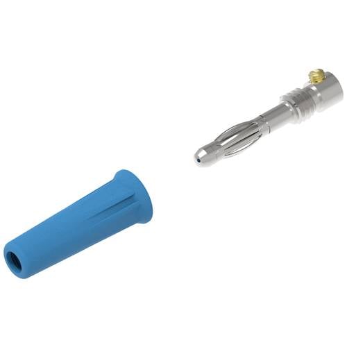 Electro PJP 1060-C-CD1-BL Büschelstecker Stecker, gerade Stift-Ø: 4 mm Blue 1 St.