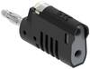 Electro PJP 1087-CD1-N Bananenstecker Stecker, gerade Stift-Ø: 4 mm Schwarz 1 St. Piece