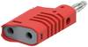 Electro PJP 1087-CD1-R Bananenstecker Stecker, gerade Stift-Ø: 4 mm Rot 1 St. Piece