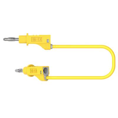 Electro PJP 2110-CD1-50J Messleitung [Bananenstecker - Bananenstecker] 50 cm Gelb 1 St.