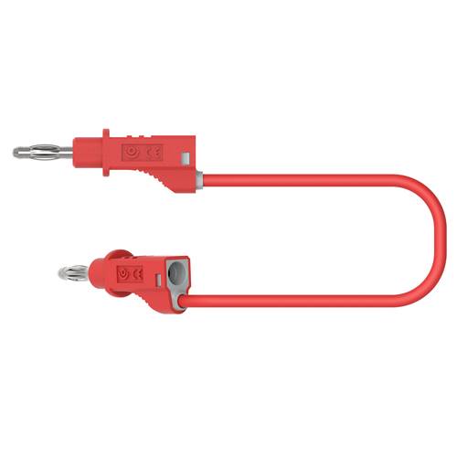 Thumbnail - Electro PJP 2117-CD1-50R Messleitung Bananenstecker Bananenstecker 50 cm Rot 1 St.