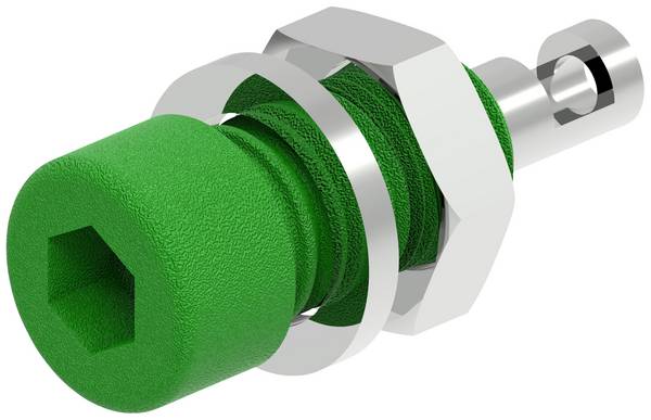 Electro PJP 224-M5-C-CD1-V Laborbuchse  Stift-Ø: 2 mm Grün 1 St.