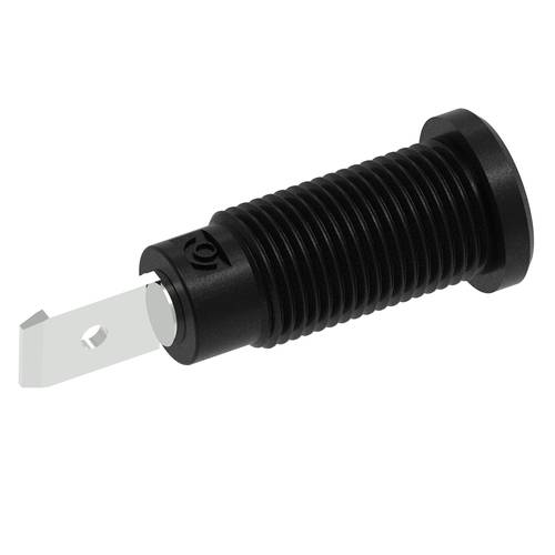 Electro PJP 228-2-I-CD1-N Sicherheits-Einbaubuchse Schwarz 1 St.