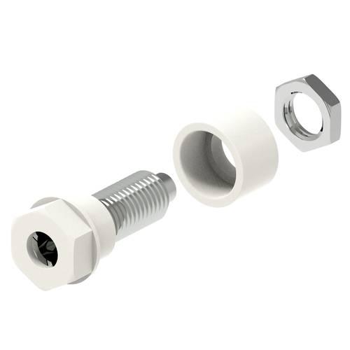 Electro PJP 3230-C-CD1-BC Laborbuchse Stift-Ø: 4 mm Weiß 1 St.