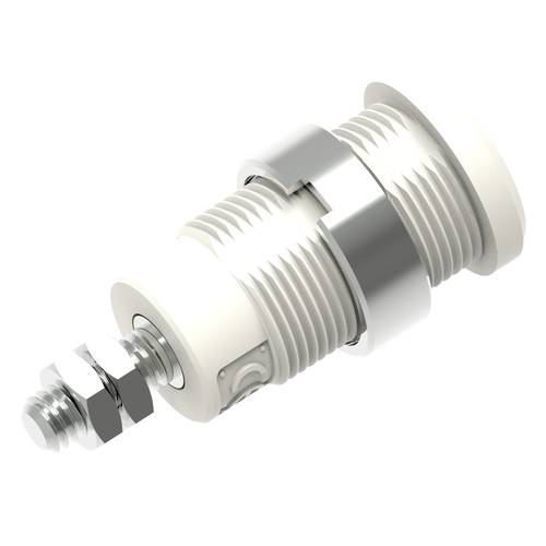 Electro PJP 3265-C-CD1-BC Sicherheits-Laborbuchse Weiß 1 St.