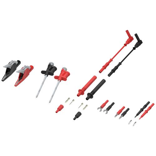 Thumbnail - Electro PJP 426 Set aus Prüfspitzen + Messleitungen + Klemmhaken + Adapter + Krokodilklemmen
