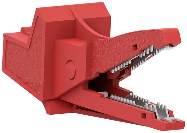 Electro PJP 5004/LM-IEC-CD1-R Krokodilklemme Rot Klemmbereich max.: 13 mm Länge: 91 mm 1 St.