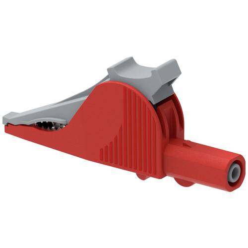 Electro PJP 5066-IEC-CD1-R Krokodilklemme Steckanschluss 4 mm CAT III 1000 V, CAT IV 600 V Rot
