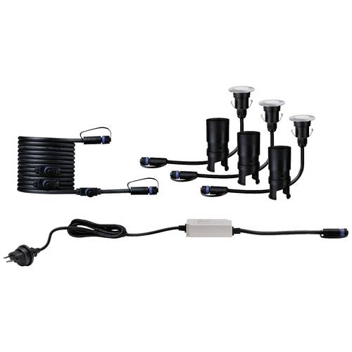 Paulmann Outd. P&S Floor Mini Starterset CH 94690 Beleuchtungssystem Plug & Shine LED-Gartenstrahler-Starter-Set LED 7.5...