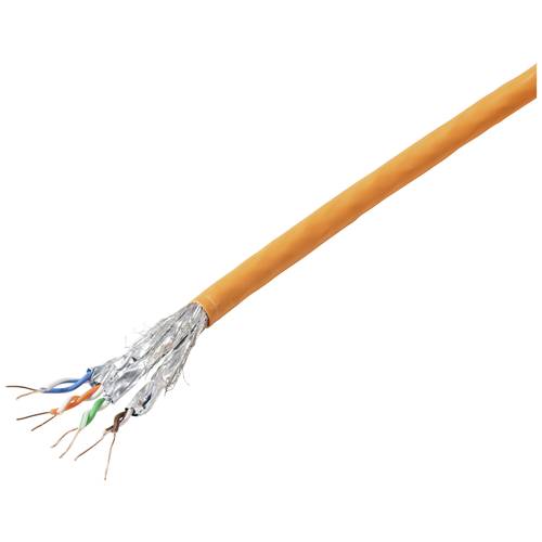 Thumbnail - TRU COMPONENTS Netzwerkkabel CAT 6a S/FTP 4 x 2 x 0.24 mm² Orange 305 m