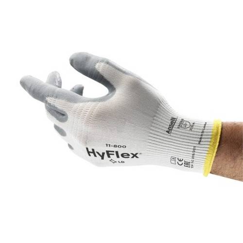 Thumbnail - Ansell 11800100 HyFlex® Nylon Arbeitshandschuh Größe (Handschuhe): 10 EN 388:2016+A1:2018, EN 407:2020 1 Paar