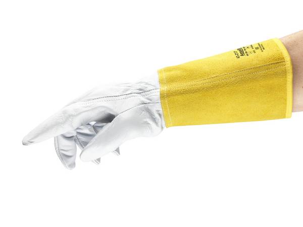 Ansell 43217090 ActivArmr® Ziegenleder Arbeitshandschuh Größe (Handschuhe): 9 EN 388, EN 374-2, EN 374-3, EN 455 1 Paar