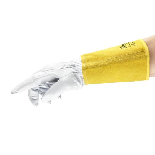 Thumbnail - Ansell 43217100 ActivArmr® Ziegenleder Arbeitshandschuh Größe (Handschuhe): 10 EN 388, EN 374-2, EN 374-3, EN 455 1 Paar