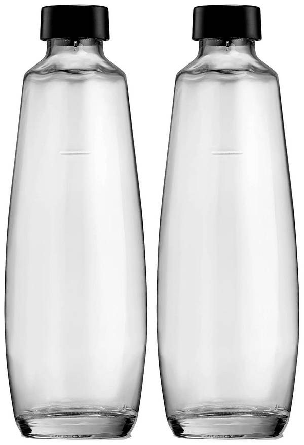Sodastream Glaskaraffe Duo Glasklar inkl. 2 Glaskaraffen