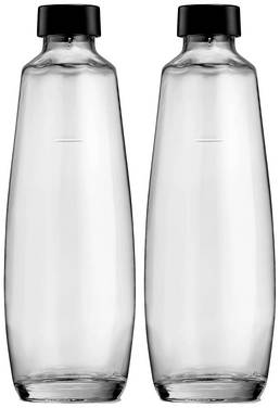 Sodastream Glaskaraffe Duo Glasklar inkl. 2 Glaskaraffen