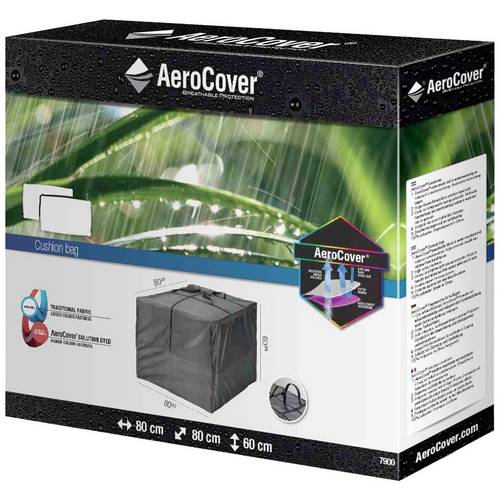 AeroCover 7900 Atmungsaktive Tragetasche für Kissen 80x80xH56 cm insbesondere zur Aufbewahrung von Loungekissen geeignet