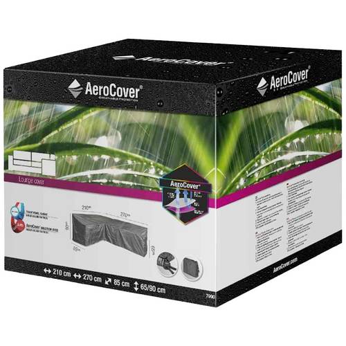 AeroCover 7990 Atmungsaktive Schutzhülle für L-förmige Lounge-Sets 270x210x85xH65/90 cm sitzende linke Seite 270 cm