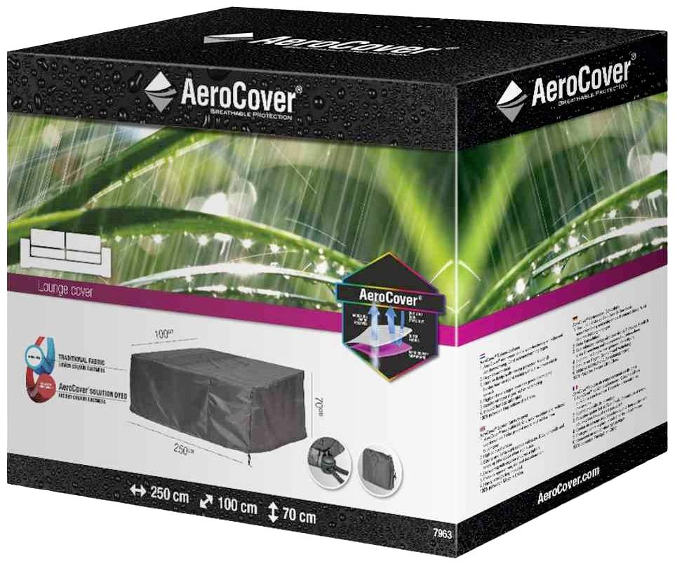 AeroCover 7963 Atmungsaktive Schutzhülle für Loungebänke 250x100xH70 cm