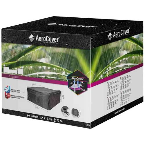 AeroCover 7938 Atmungsaktive Schutzhülle für rechteckige Lounge-Sets 270x210xH70 cm