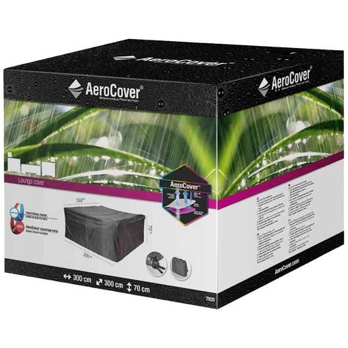 AeroCover 7935 Atmungsaktive Schutzhülle für rechteckige Lounge-Sets 300x300xH70 cm